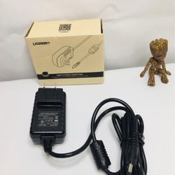 UGREEN AC DC Power Adapter 5V2A - 100-240V Power Supply Adapter, 2000mA AC Adapter, DC Wall Charger Plug with OD: 0.140in x ID: 0.053in Compatible wit