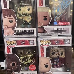 Wrestling Signed Funkos 