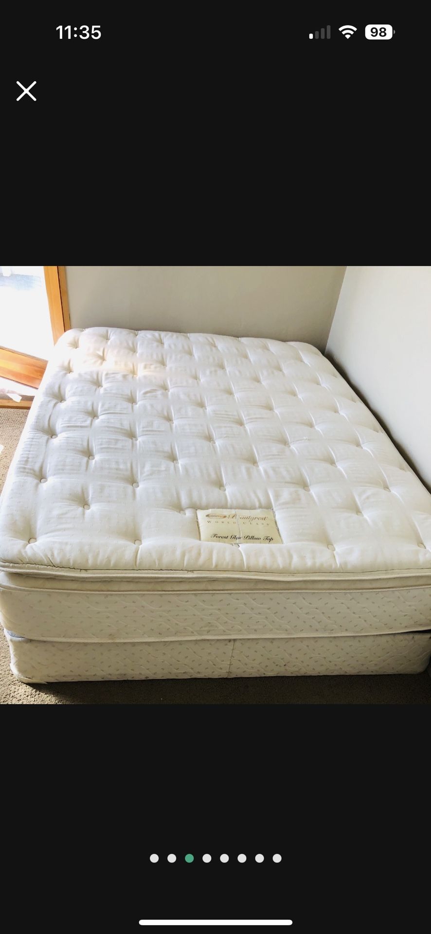 Simmons Beautyrest Queen Mattress + Free Box Spring  