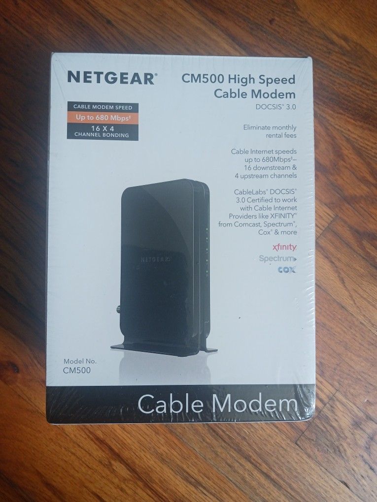 Netgear CM500 High Speed Cable Mode