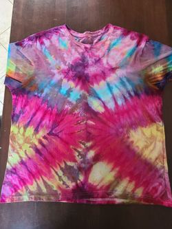 Handmade Ice dyed tie dye 2xl long sleeve