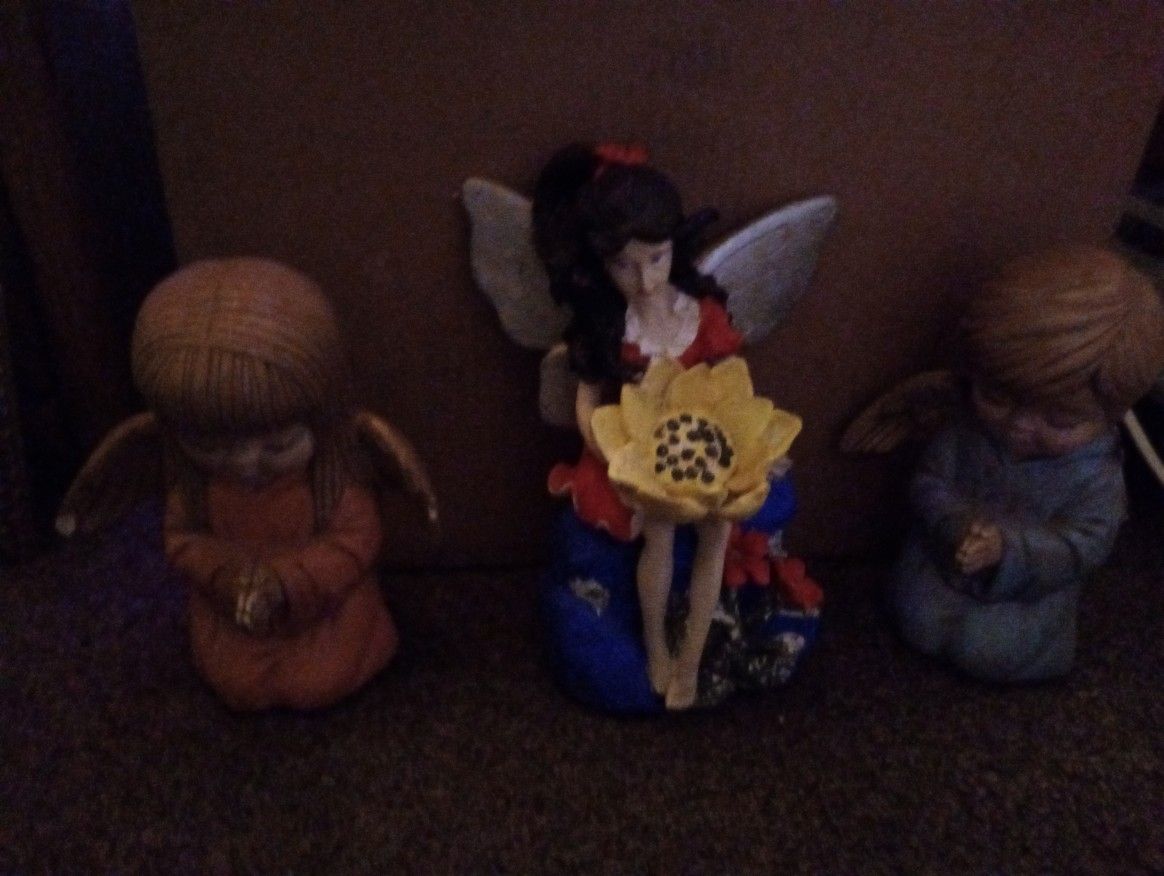 Angel Statues Good Condition $6.00 Each
