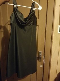 Black Satin Dress