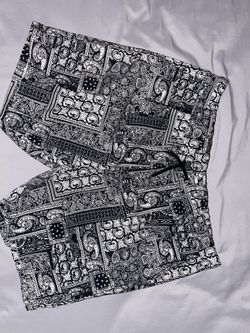 Black Tapestry Shorts 