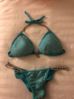 Competing Teal Bikini