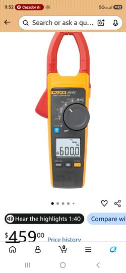 Fluke 375 FC True RMS Clamp Meter
