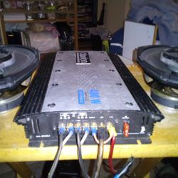 Old School!! Clarion Power System APX-400.2 And Bridged 2/1 Channel 400 Watts RMS Power 2 Ohms 4 Ohms Made In The U.S.A 👌