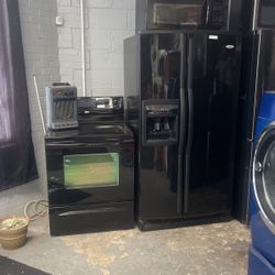 Refrigerator Stove Microwave 