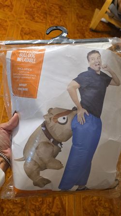Dog Biting butt Inflatable Costume