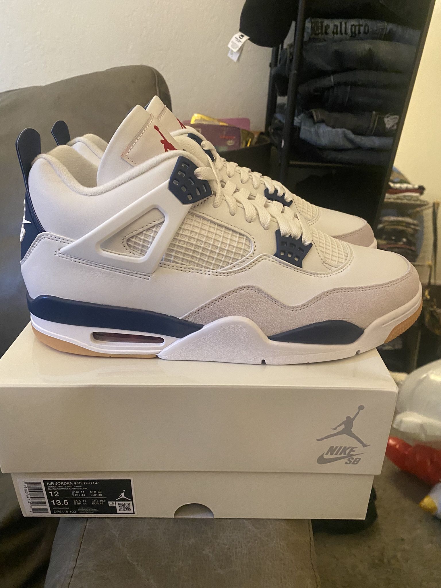 Jordan 4 Sb Navy Size 12
