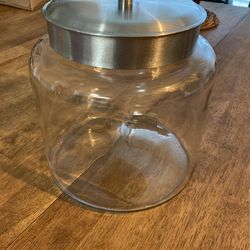 Large Glass Storage Jar