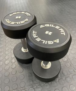 AgileFit Pro Rubber Dumbbells, SALE $1.45/lb