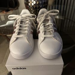 Women’s Adidas grand Court rose pink/white