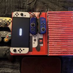 Nintendo Switch OLED Model HEG-001 Handheld Console - 64GB - White