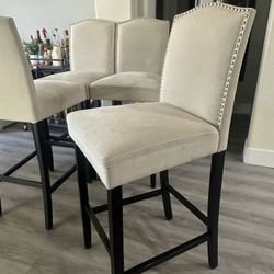 Barstools - Cream Color 