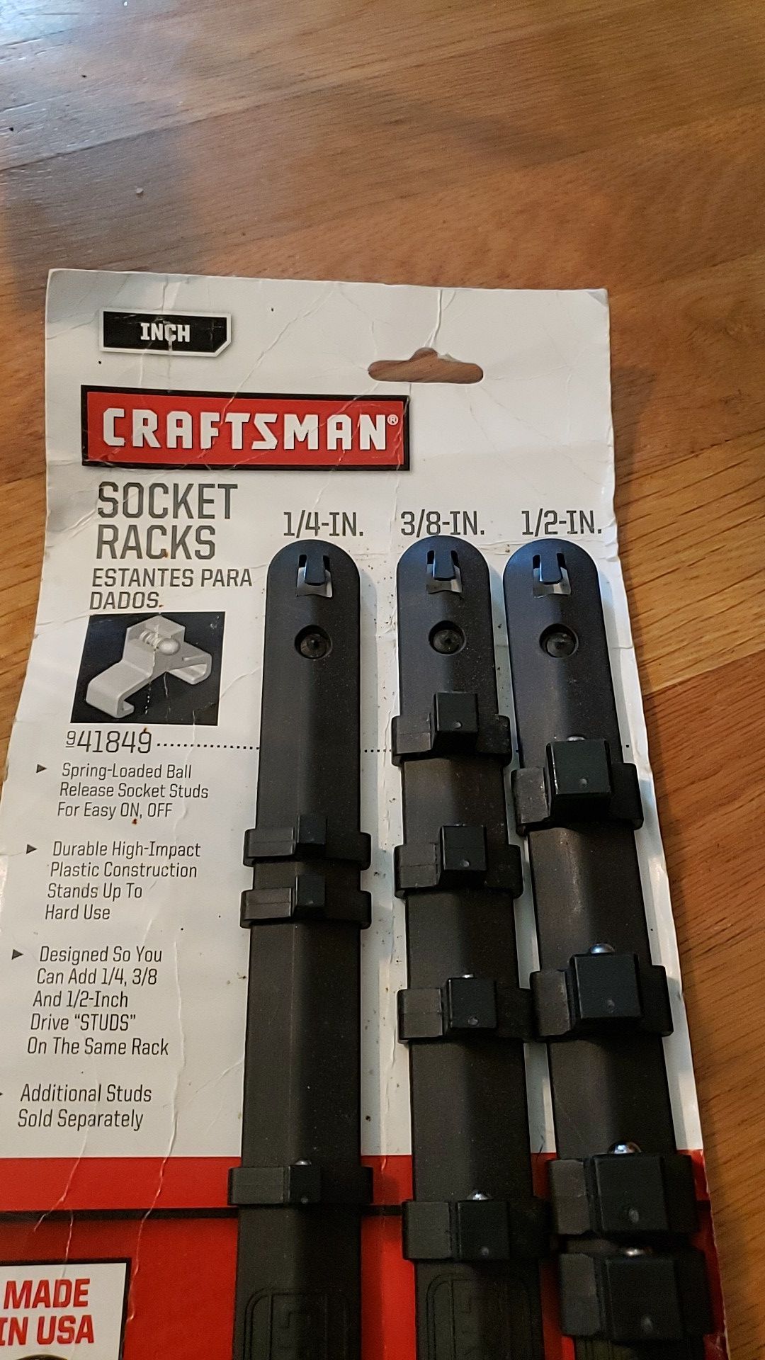 Craftsman socket racks