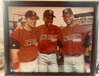 Cuadro All-Stars 2000 y Arte de Leyendas Yankees