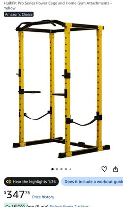 HulkFit Pro Series Power Cage Home Gym