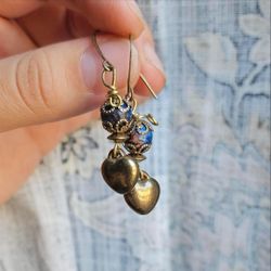 Handmade Vintage Style Sodalite Earrings