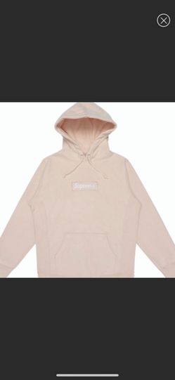 Supreme peach box logo hoodie size SMALL
