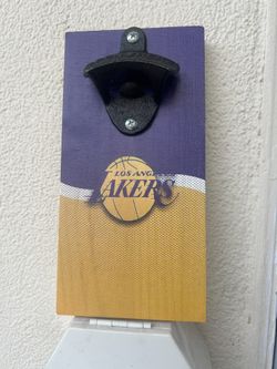 Dodgers Wood Wall Mount Bottle Opener