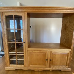  Oak Entertainment Center