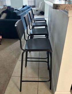 4 Piece IKEA STIG Bar Stools