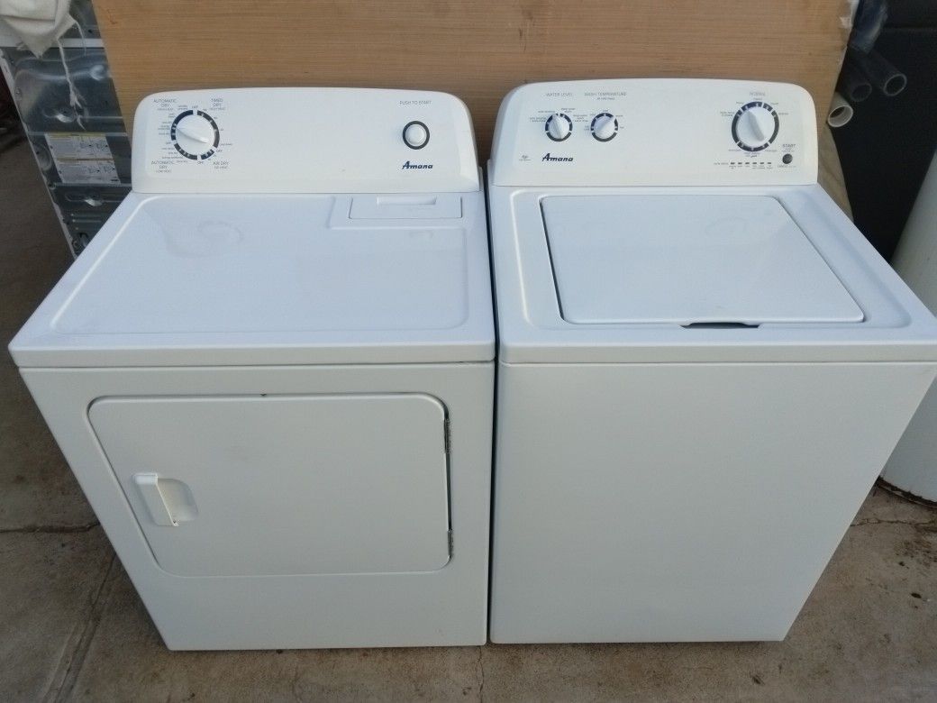 Amana Washer & Electric Dryer