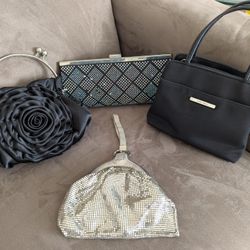 4 Clutch Purses (1 Vintage) all = $20