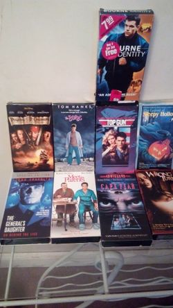Vhs movies all original take them all 10$