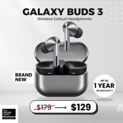 🎧 Samsung Galaxy Buds3 (Brand New) – Now $129! Save 35% + $1 Down Option + Up to 1-Year Warranty 🔥