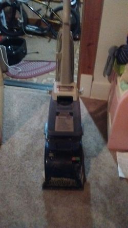 Hoover carpet cleaner used