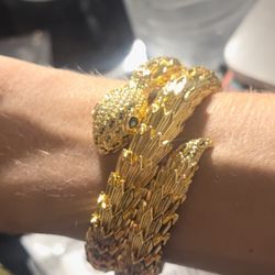 Snake Bangle W/ Matching ring