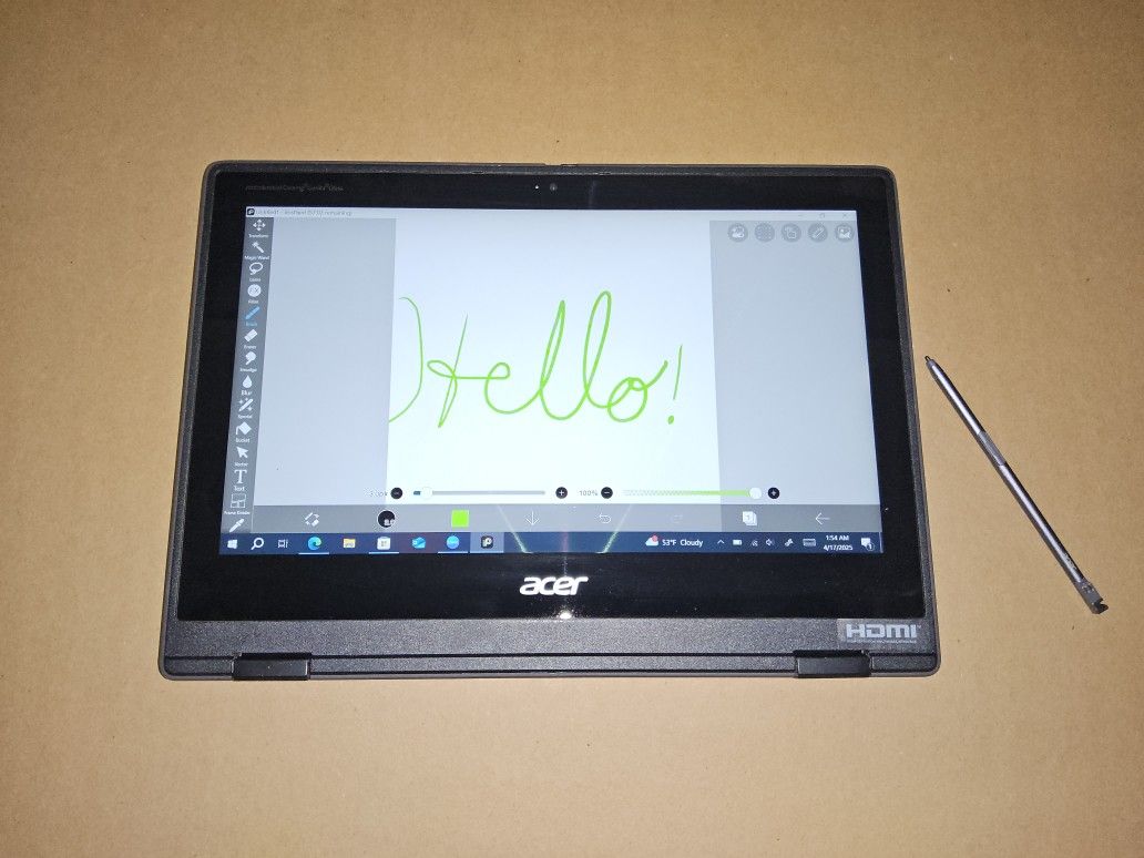 ACER TravelMate Spin 11-inch 1080p touchscreen rugged laptop
