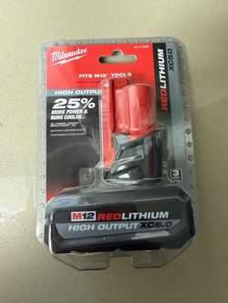 Milwaukee M12 XC5.0 Ah battery (sealed)