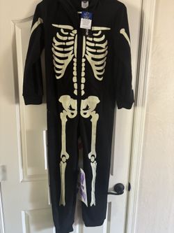 Glow In The Dark Skeleton Jumpsuit