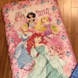 Disney Princess Dare To Dream Sleeping Bag -Kids & Teens-Dimensions (L x W) : 56 x 28 inches