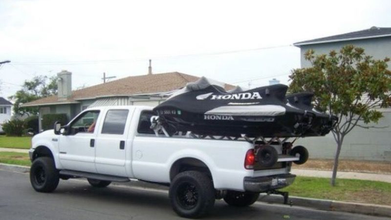 Toy Rak Waverunner rack for back of you truck