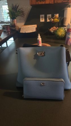 Coach purse with matching wallet