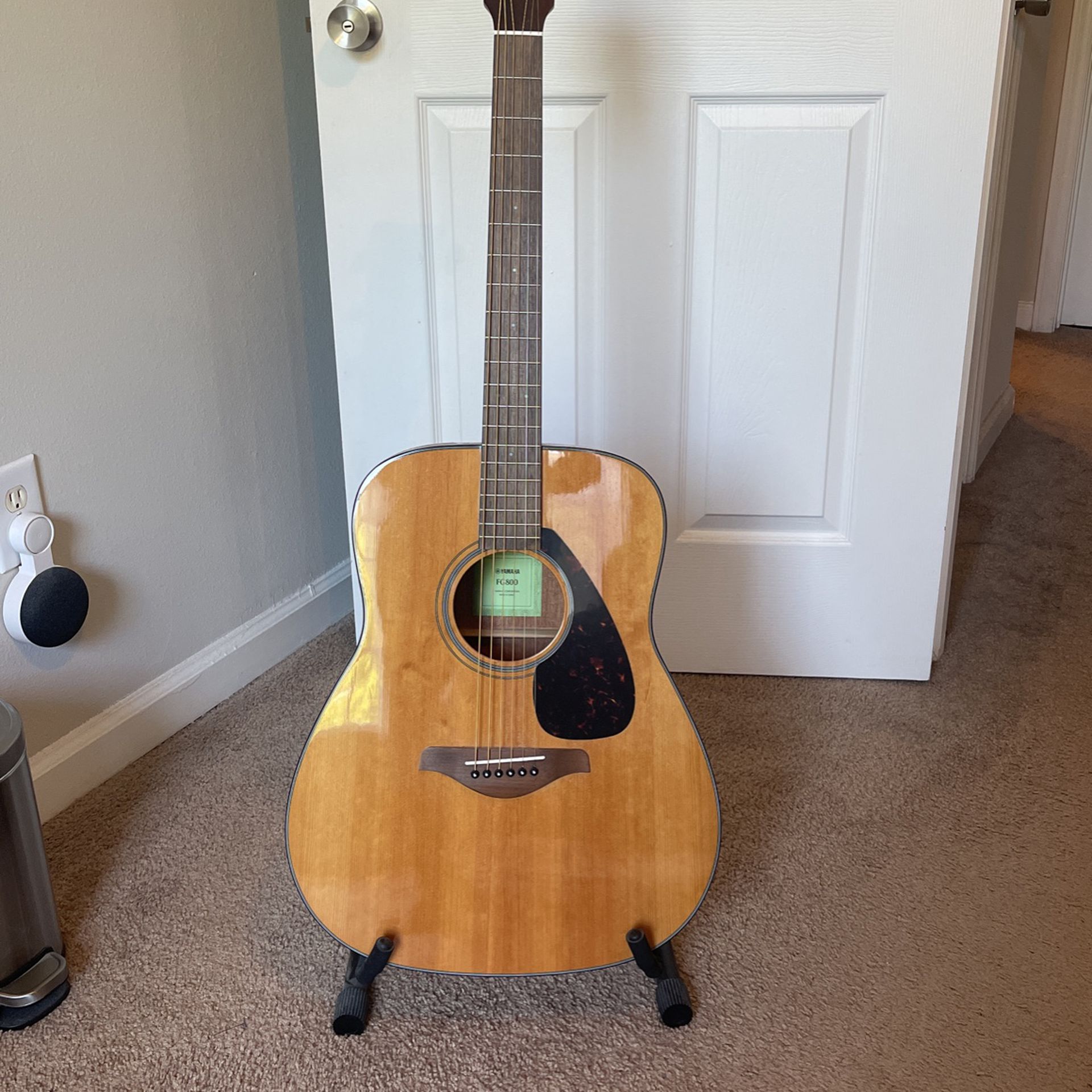 Yamaha FG800 Acoustic Guitar Including Guitar Stand
