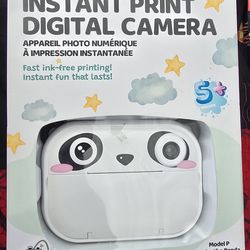 Instant Print Kids Digital Camera & Video Camcorder with Selfie Camera by Kidamento