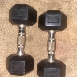 15 Lb Dumbells