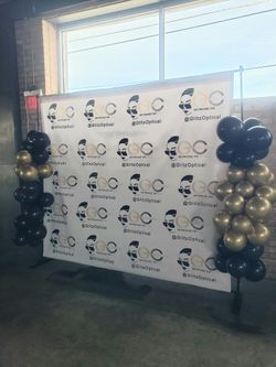 8x10 Backdrops With Frame And Banners