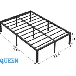 Metal Bed Frame,Queen Size