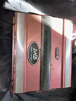 DHD Power Cruiser Amplifier