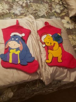 Disney Pooh & Eeyore Stockings