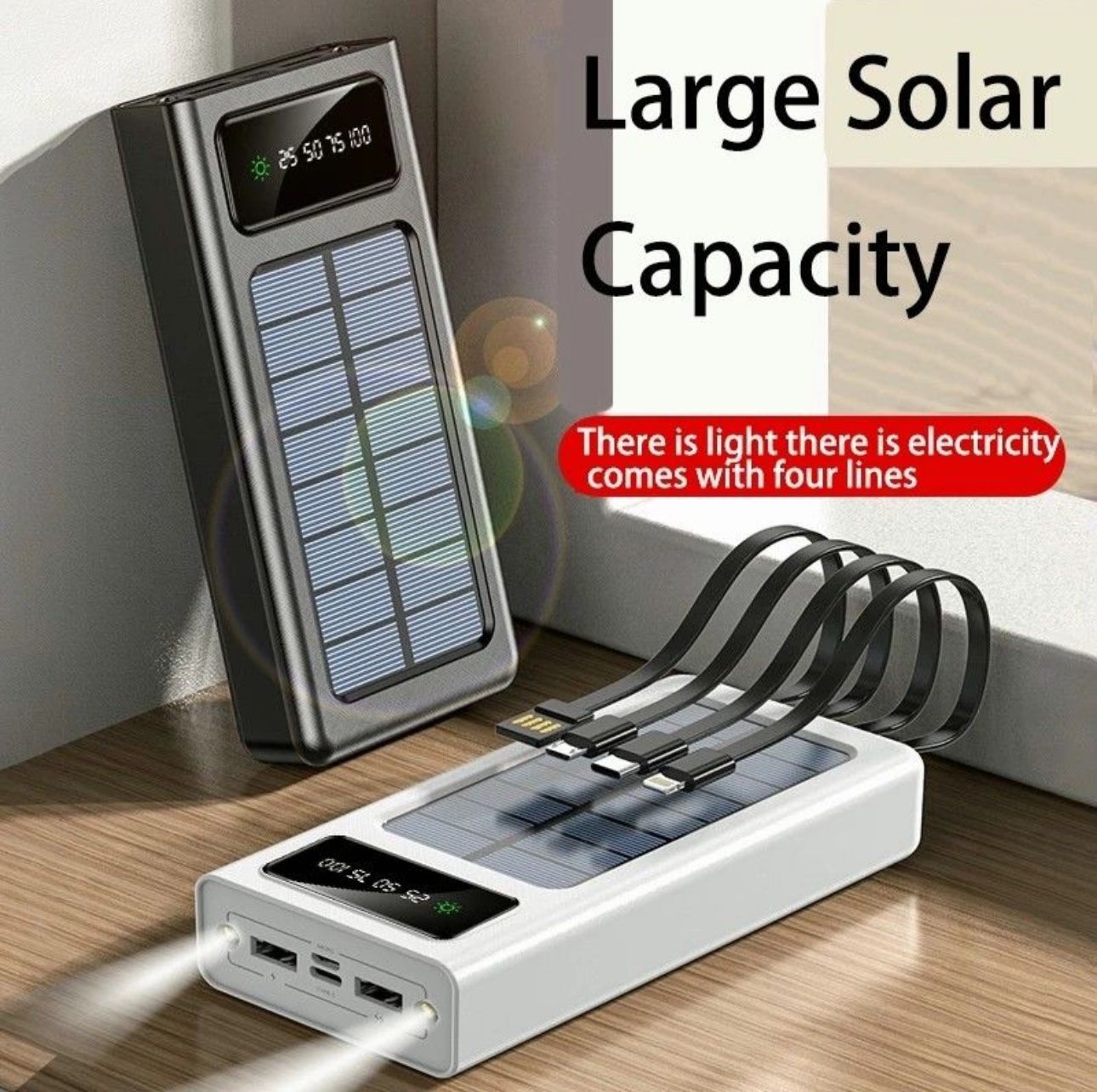 20,000mAh Solar Power Battery Banks