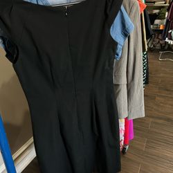 Gently Used - Size 6 - Black Dress & Jean Short Romper 