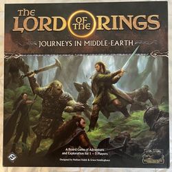 Lord Of The Rings: Journeys In Middle Earth Board Game - Used With Organizer