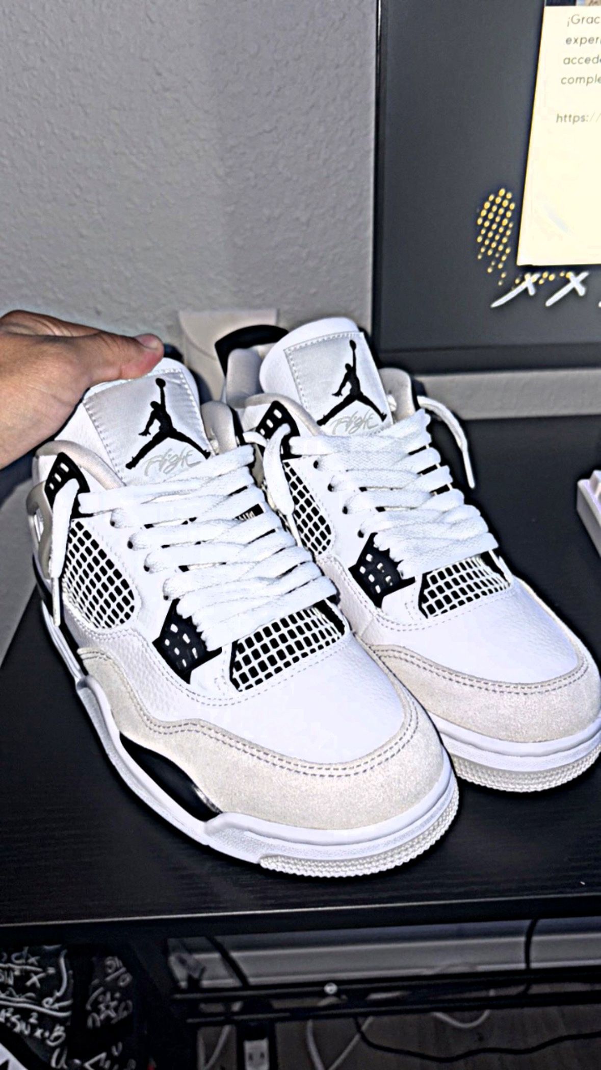 Air jordan retro 4 military black 